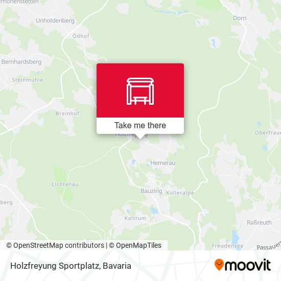 Holzfreyung Sportplatz map