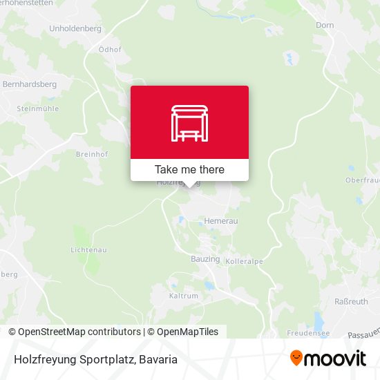Holzfreyung Sportplatz map