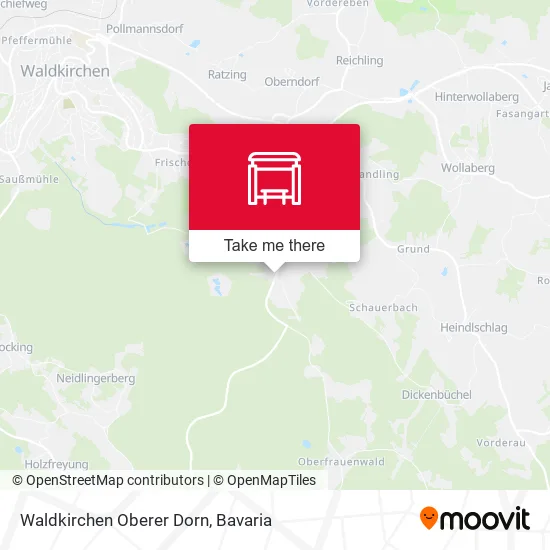 Карта Waldkirchen Oberer Dorn