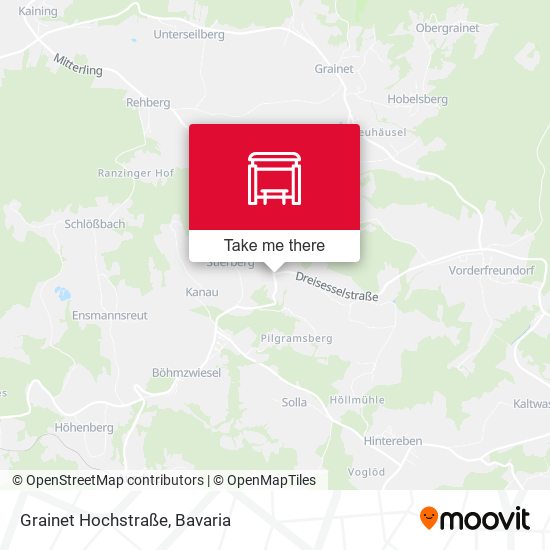 Grainet Hochstraße map