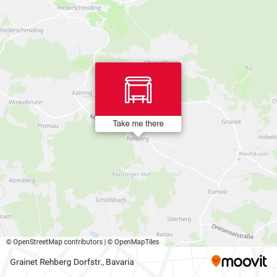 Grainet Rehberg Dorfstr. map
