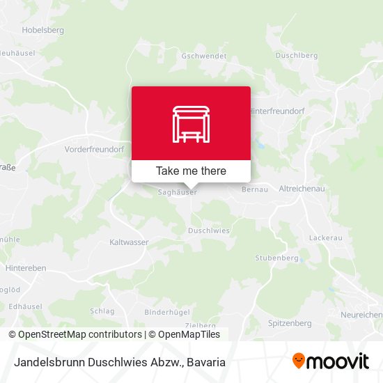 Jandelsbrunn Duschlwies Abzw. map