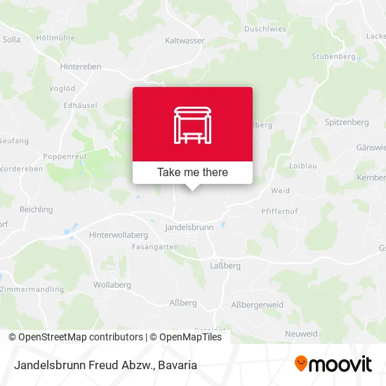 Карта Jandelsbrunn Freud Abzw.