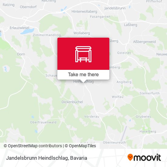 Jandelsbrunn Heindlschlag map