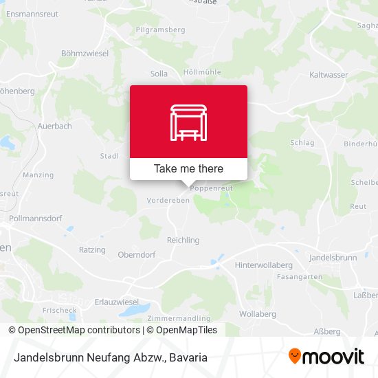 Jandelsbrunn Neufang Abzw. map