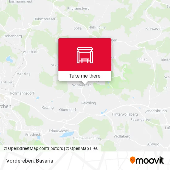 Карта Vordereben