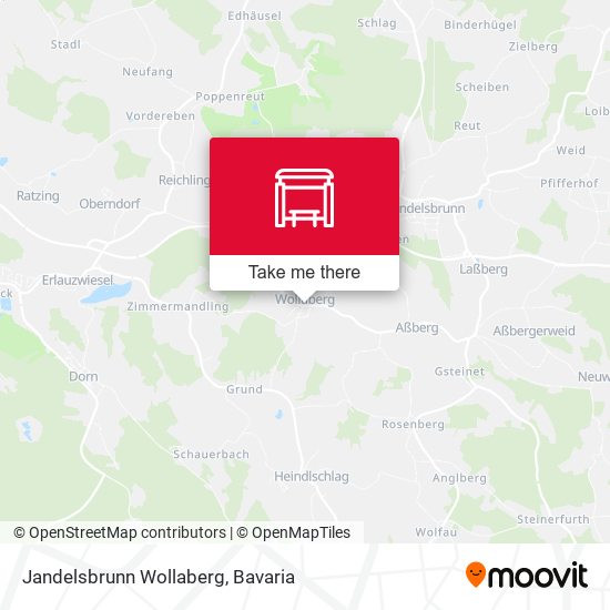 Jandelsbrunn Wollaberg map