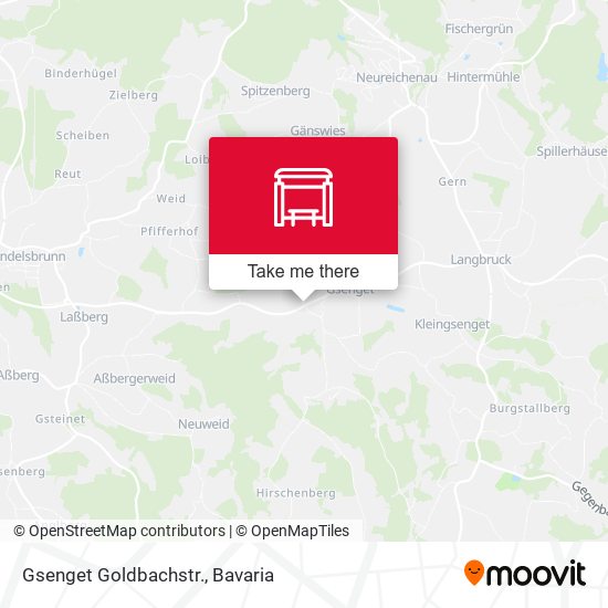 Карта Gsenget Goldbachstr.