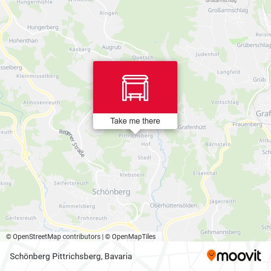 Schönberg Pittrichsberg map