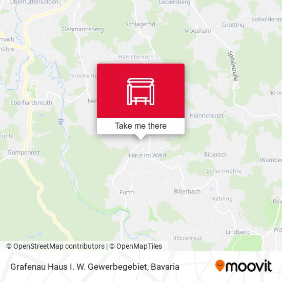 Grafenau Haus I. W. Gewerbegebiet map