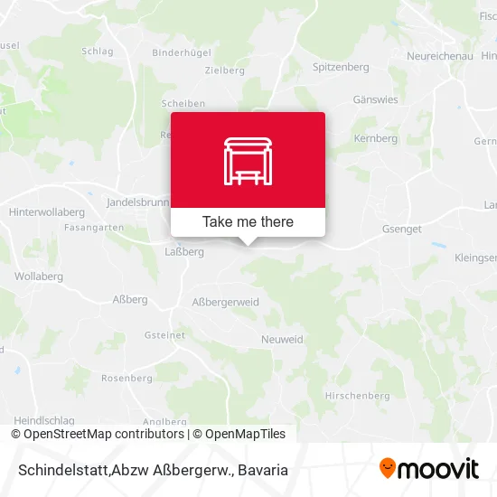 Карта Schindelstatt,Abzw Aßbergerw.