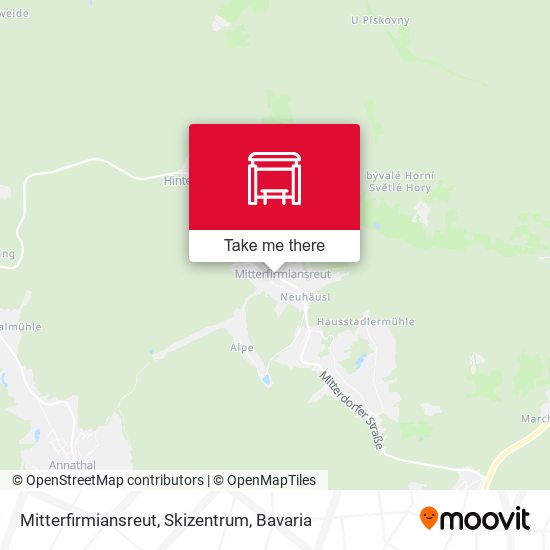 Mitterfirmiansreut, Skizentrum map