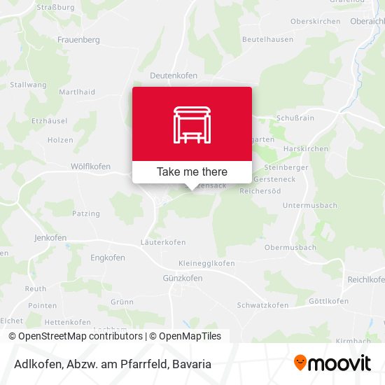 Adlkofen, Abzw. am Pfarrfeld map