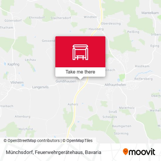 Münchsdorf, Feuerwehrgerätehaus map