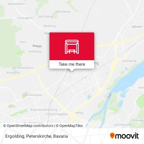 Карта Ergolding, Peterskirche