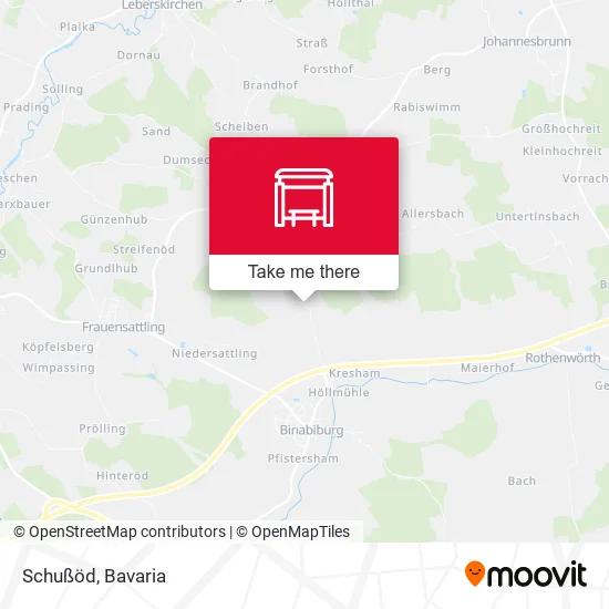 Карта Schußöd