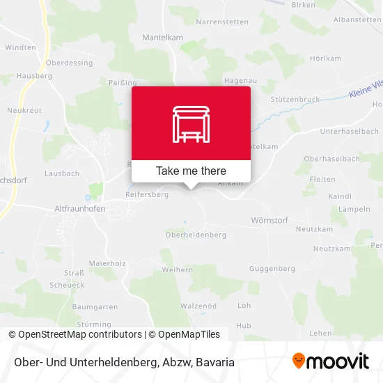 Карта Ober- Und Unterheldenberg, Abzw