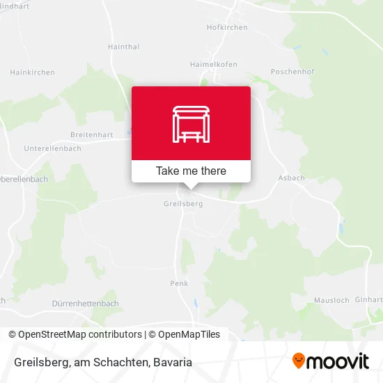 Карта Greilsberg, am Schachten