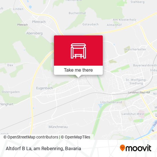 Altdorf B La, am Rebenring map