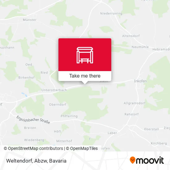Карта Weltendorf, Abzw