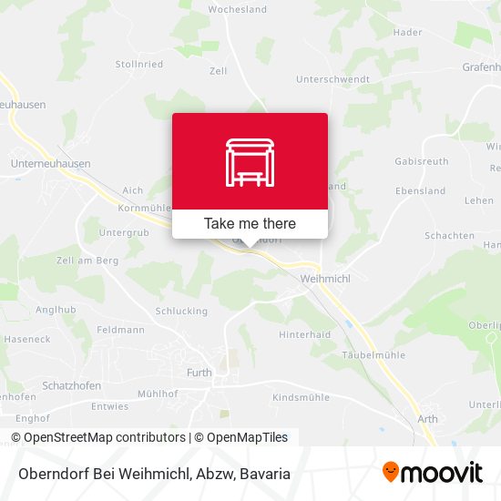 Oberndorf Bei Weihmichl, Abzw map