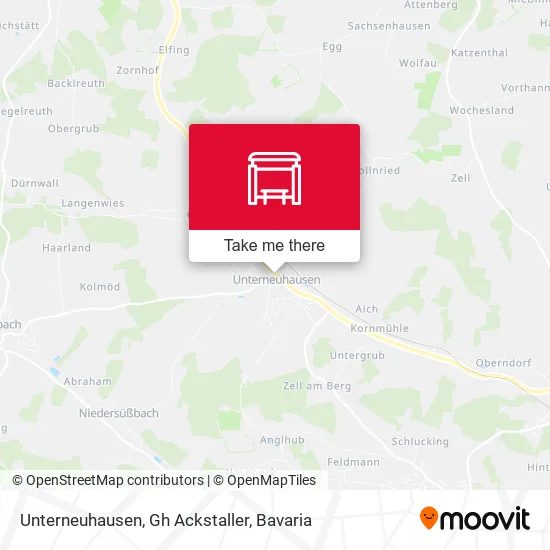 Карта Unterneuhausen, Gh Ackstaller