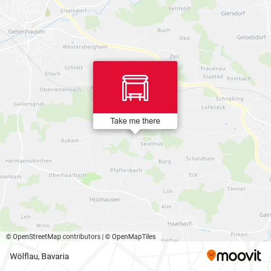 Карта Wölflau