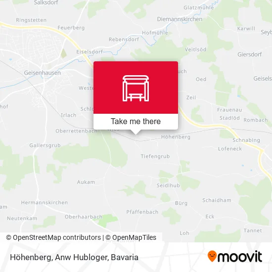 Карта Höhenberg, Anw Hubloger