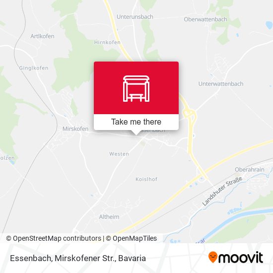 Essenbach, Mirskofener Str. map