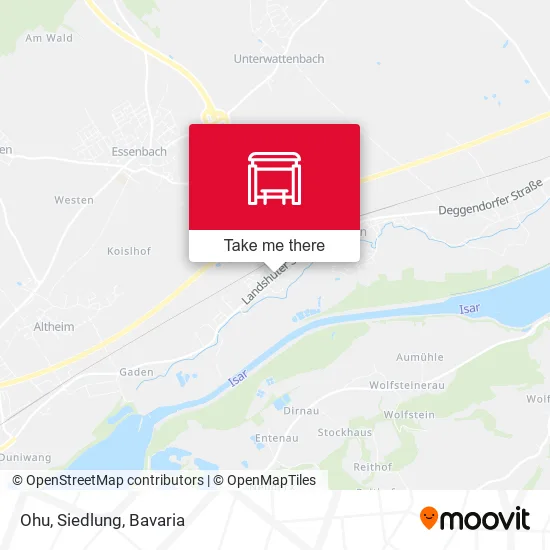 Карта Ohu, Siedlung