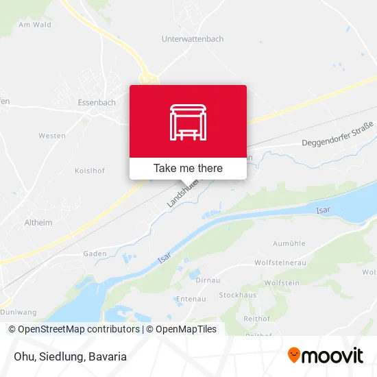 Карта Ohu, Siedlung
