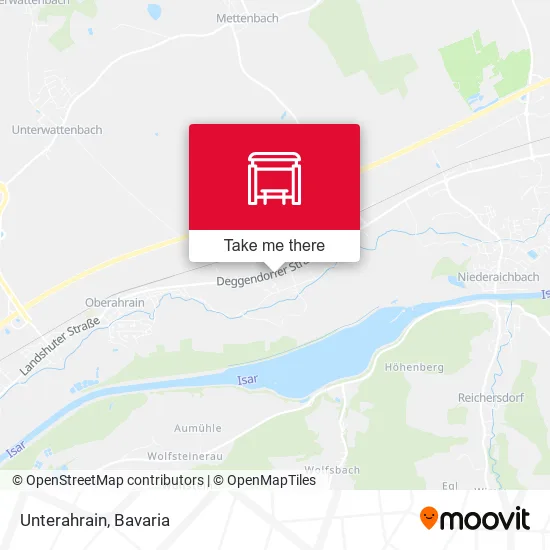 Карта Unterahrain