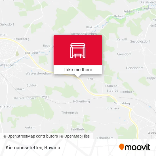 Карта Kiemannsstetten