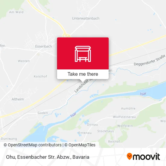 Карта Ohu, Essenbacher Str. Abzw.