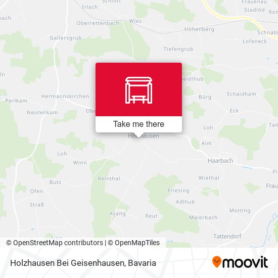 Holzhausen Bei Geisenhausen map