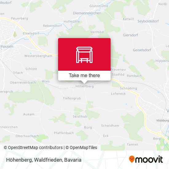 Höhenberg, Waldfrieden map