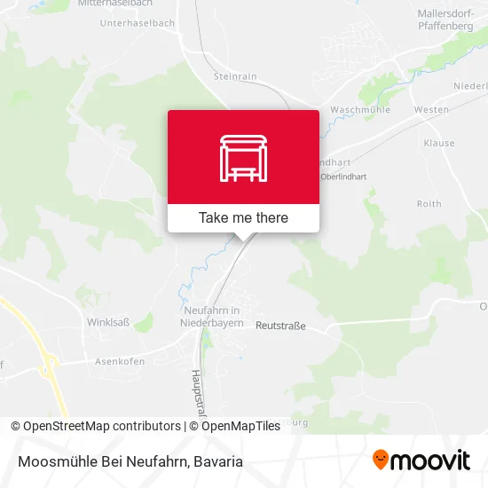 Карта Moosmühle Bei Neufahrn