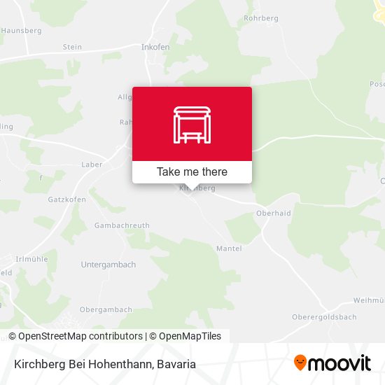 Kirchberg Bei Hohenthann map