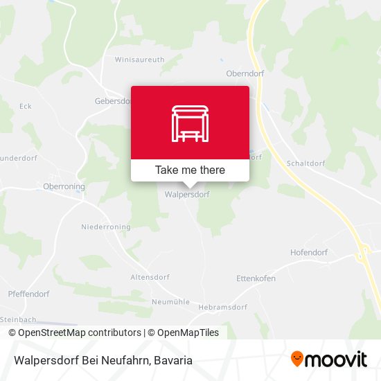 Walpersdorf Bei Neufahrn map