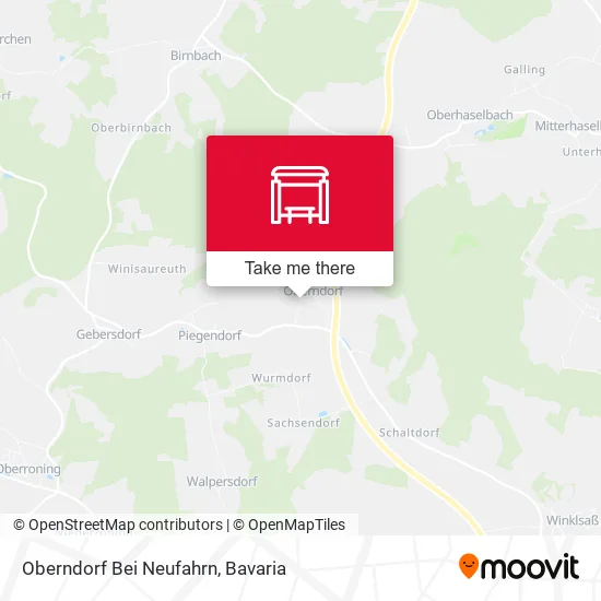Карта Oberndorf Bei Neufahrn