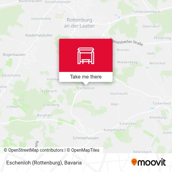 Eschenloh (Rottenburg) map