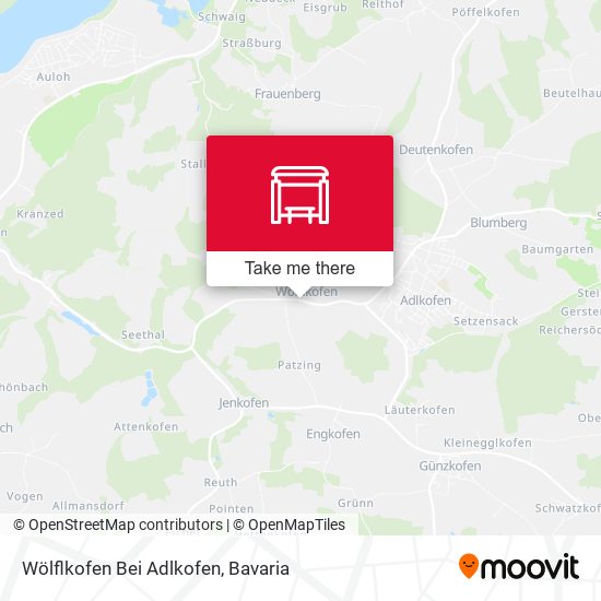 Wölflkofen Bei Adlkofen map