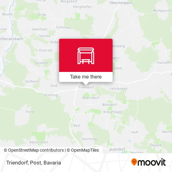Карта Triendorf, Post