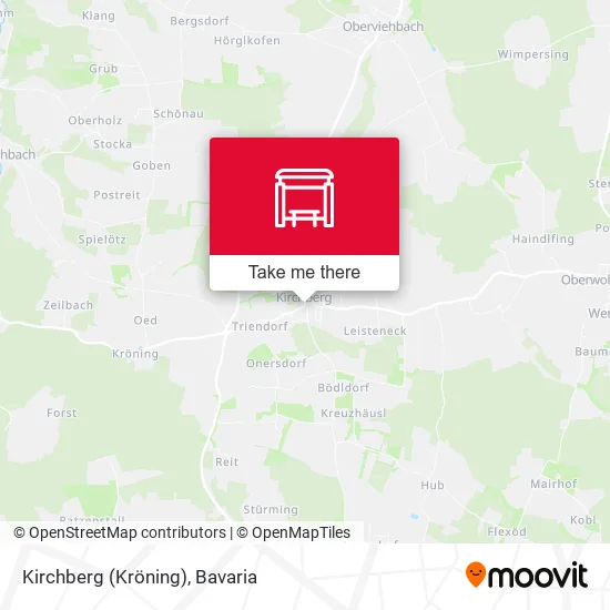 Карта Kirchberg (Kröning)