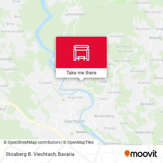 Карта Stoaberg B. Viechtach