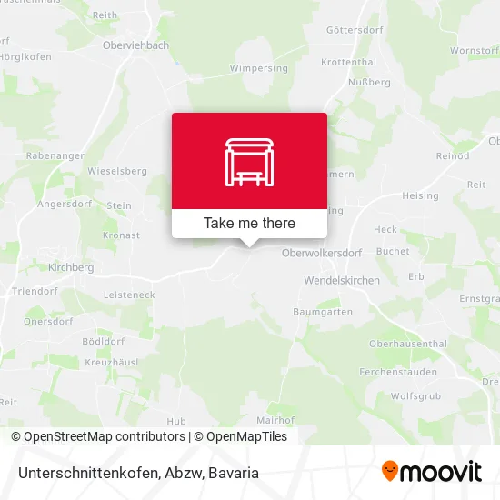 Карта Unterschnittenkofen, Abzw