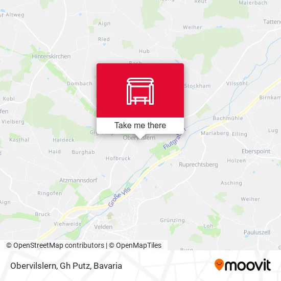 Карта Obervilslern, Gh Putz