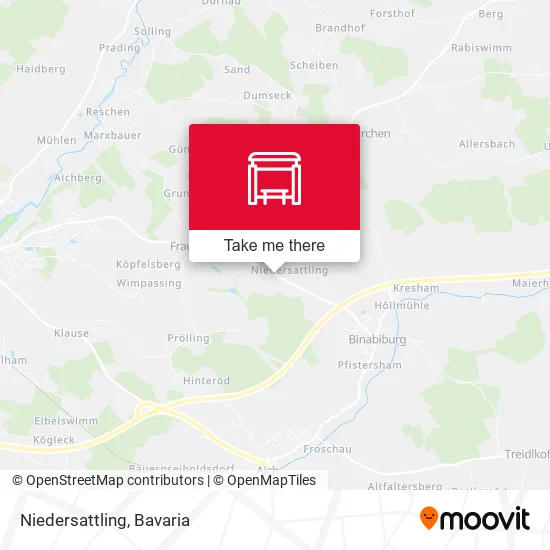 Карта Niedersattling