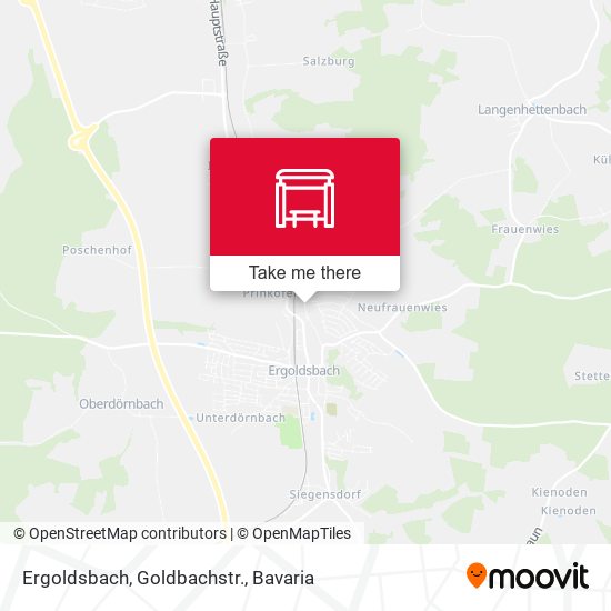 Карта Ergoldsbach, Goldbachstr.