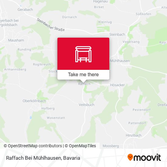 Raffach Bei Mühlhausen map